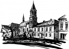 Franciszkanie  grafika Adam Przybysz