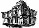 kamienica-z-atlasem grafika Adam Przybysz