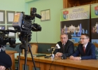 Konferencja prasowa w sanockim magistracie