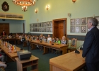 Dzieci z Młodzieżowego Domu Kultury z wizytą u Burmistrza