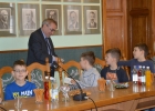 Dzieci z Młodzieżowego Domu Kultury z wizytą u Burmistrza