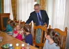 Dzieci z Młodzieżowego Domu Kultury z wizytą u Burmistrza