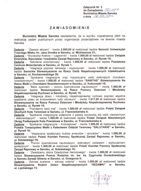 zarzadzenie