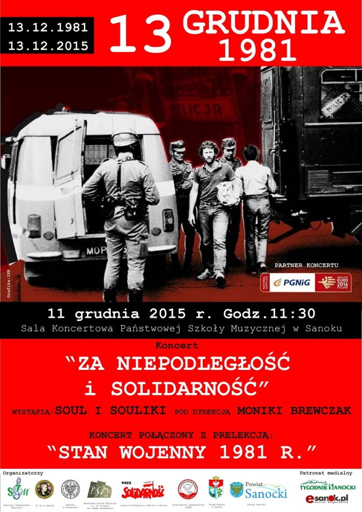 Plakat 13 grudnia