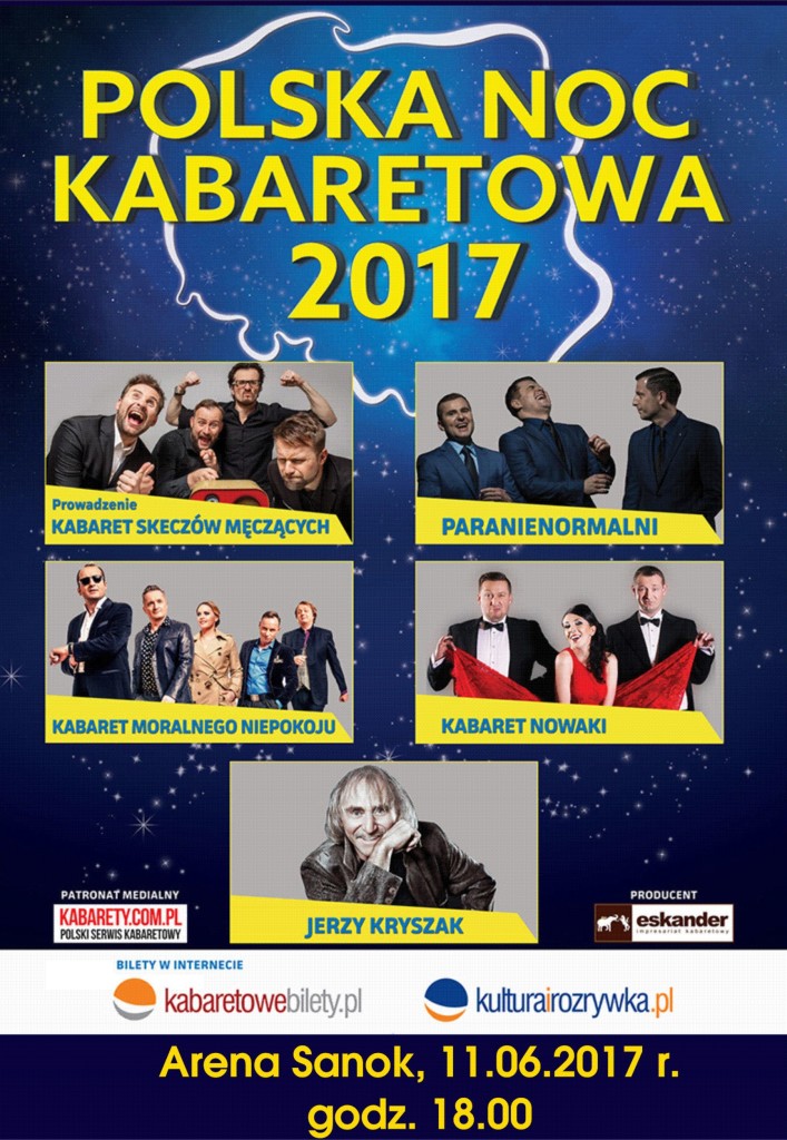 Plakat - kabarety-pion