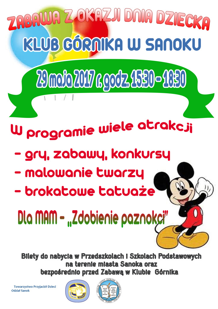 zabawa z okazji dnia dziecka