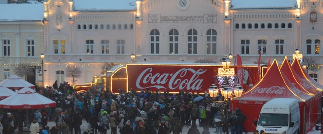 Świąteczna Ciężarówka Coca Coli zawitała do Sanoka