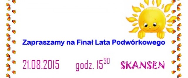 Finał Sanockiego Lata Podwórkowego