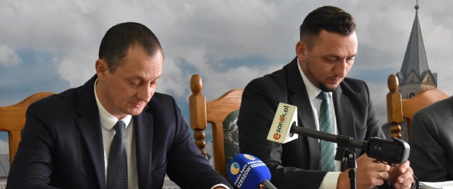 Konferencja prasowa w sprawie Centrum Rehabilitacji i Sportu