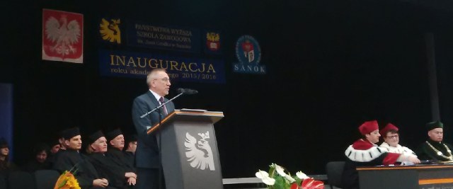 Inauguracja roku akademickiego z udziałem władz Miasta Sanoka