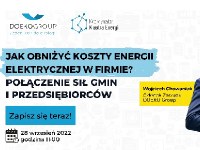 Webinar dla przedsiębiorców dot. obniżenia kosztów energii elektrycznej