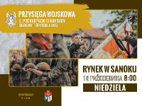 Przysięga wojskowa na sanockim Rynku
