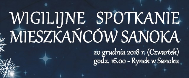 Wigilijne Spotkanie Mieszkańców Sanoka