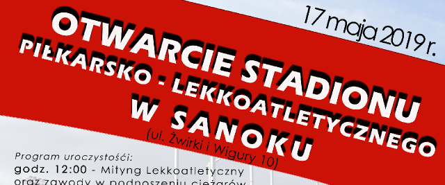 PIĄTEK: Otwarcie stadionu „Wierchy”