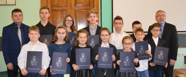 Burmistrz docenił młode talenty