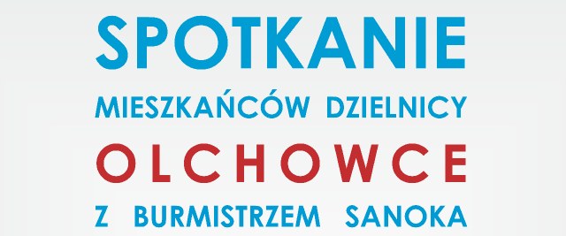 Spotkanie Mieszkańców Olchowiec z Burmistrzem oraz Posłem na Sejm RP