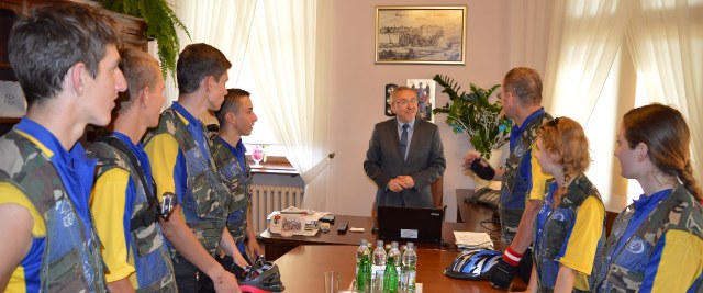 Młodzież z Ukrainy w Sanoku