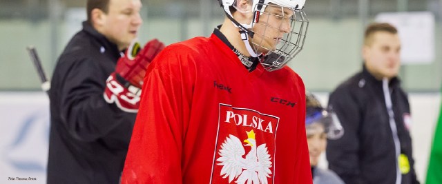 Hokejowa Kadra Polski U18 na zgrupowaniu w Sanoku